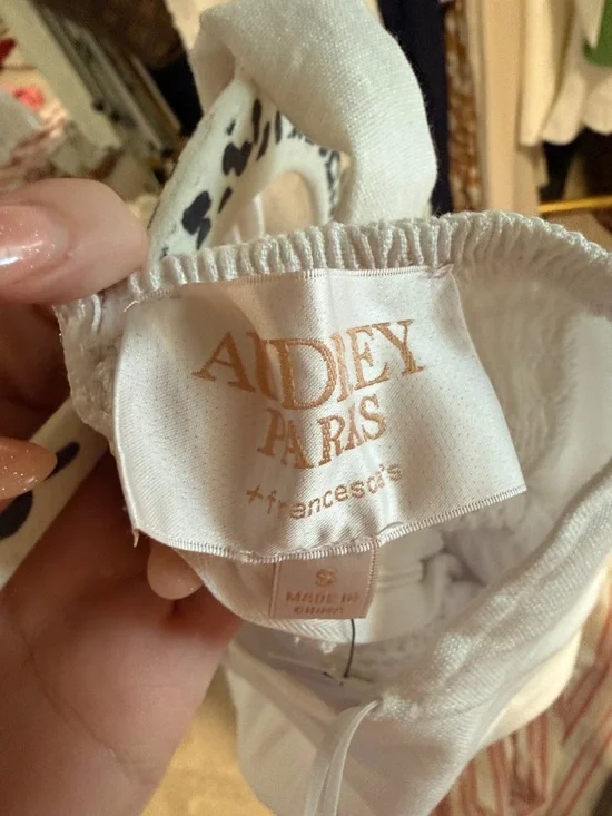 Francesca's Collections White Halter Waist Midi Dress - Picture 5 of 5